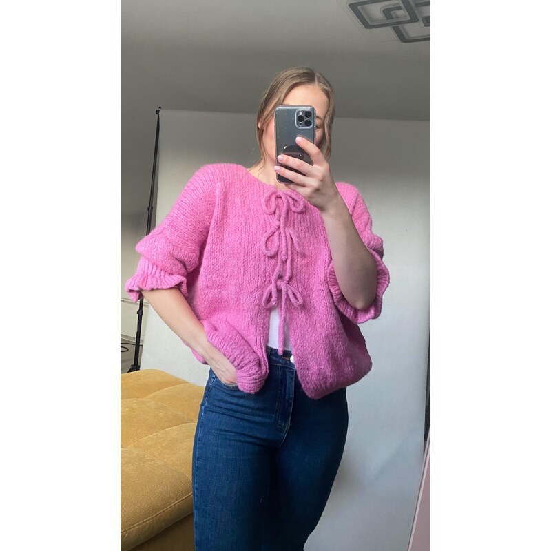 modnenakupy.sk Dámsky pletený sveter s viazaním LIPSY 66238799