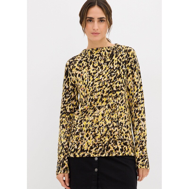 bonprix Pletené tričko, priliehavé, farba čierna 66229914