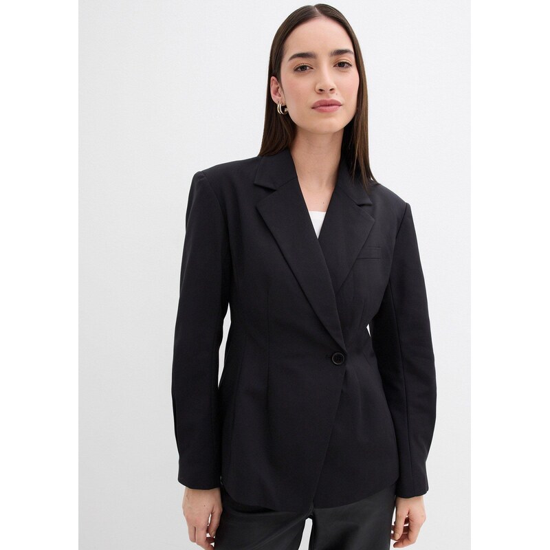 bonprix Blejzer, vypasovaný, farba čierna 66230147