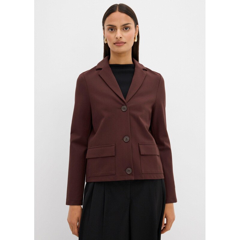 bonprix Blejzer z Punto di Rom, farba hnedá 66230165