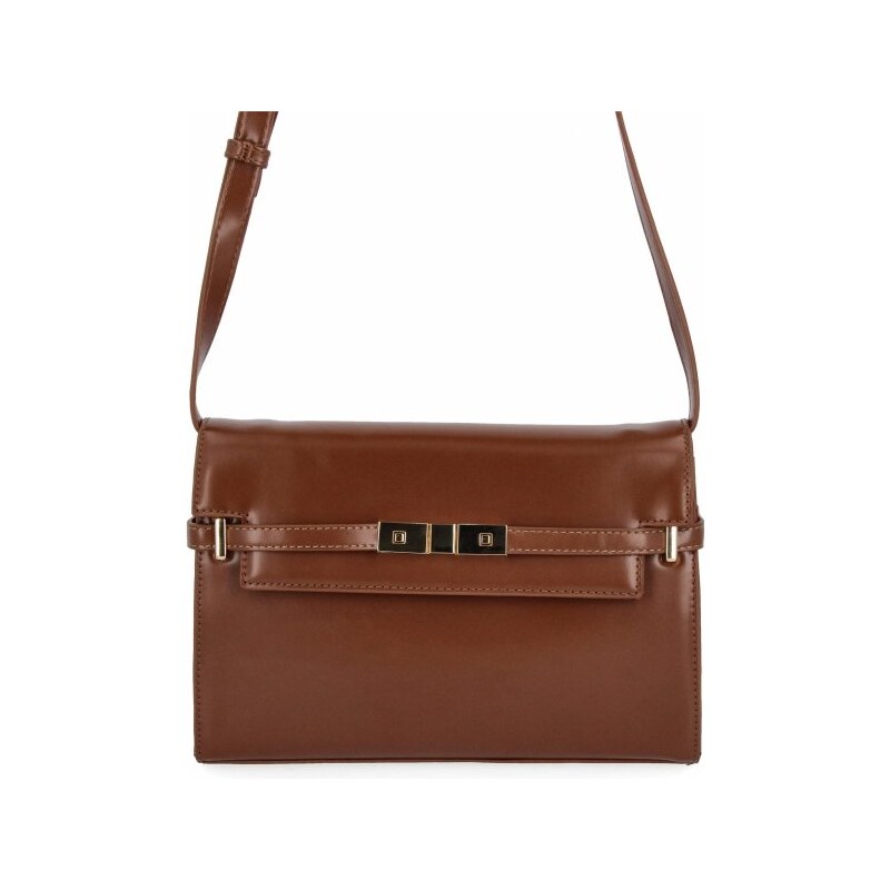 Elegantná dámska kabelka cez rameno od firmy Herisson 17R506 hnedá 66244108
