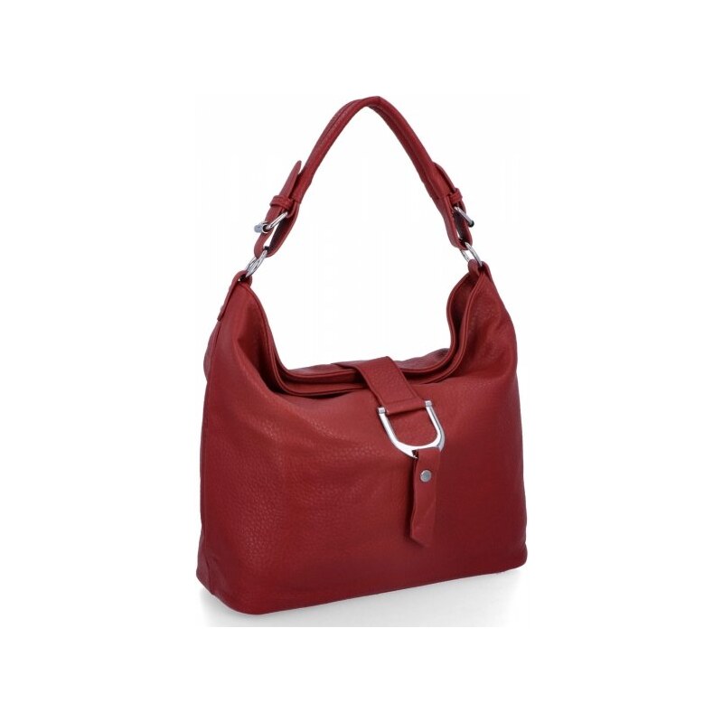 Klasická dámska taška na rameno firmy Herisson 16B376 červená 66244120
