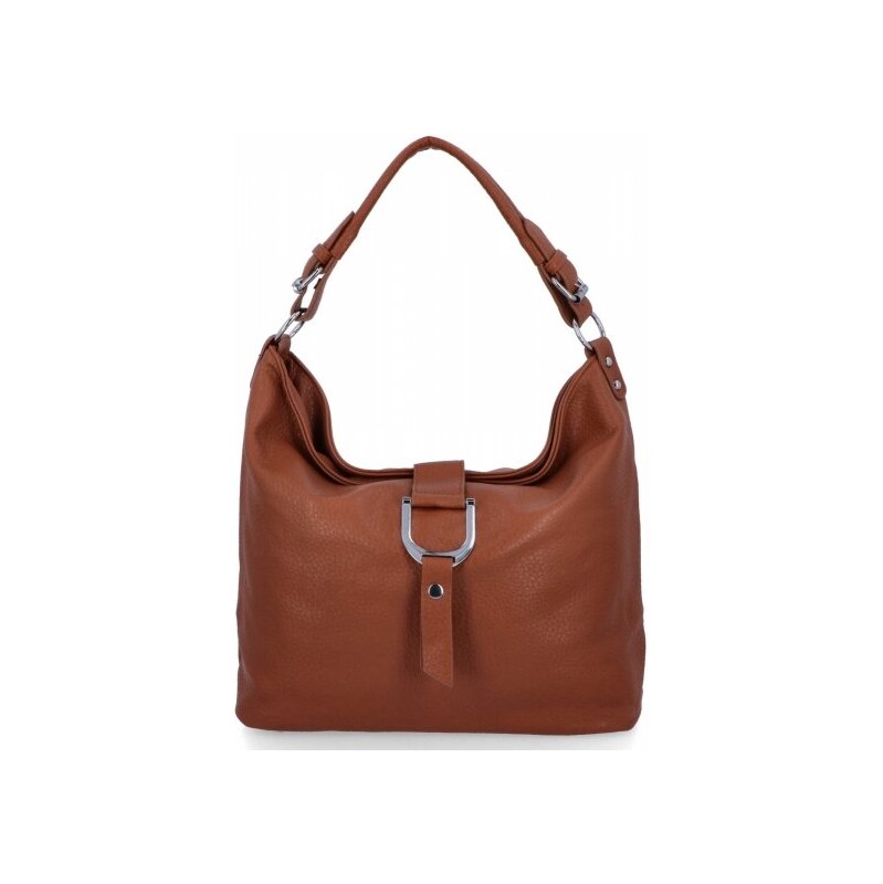 Klasická dámska taška na rameno firmy Herisson 16B376 hnedá 66244119