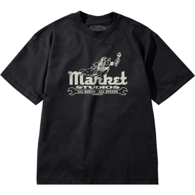 Market Speed And Quality T-Shirt Pirate Black - Pánske - Tričko MARKET 66362025