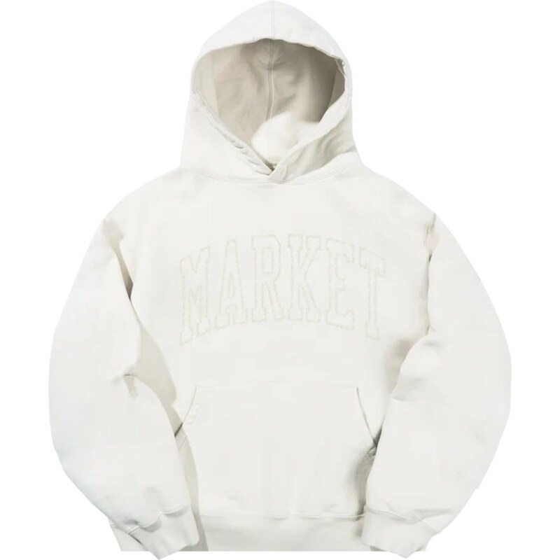 Market Vintage Arc Hoodie Unbleached Cotton - Pánske - Mikina MARKET - 66362037