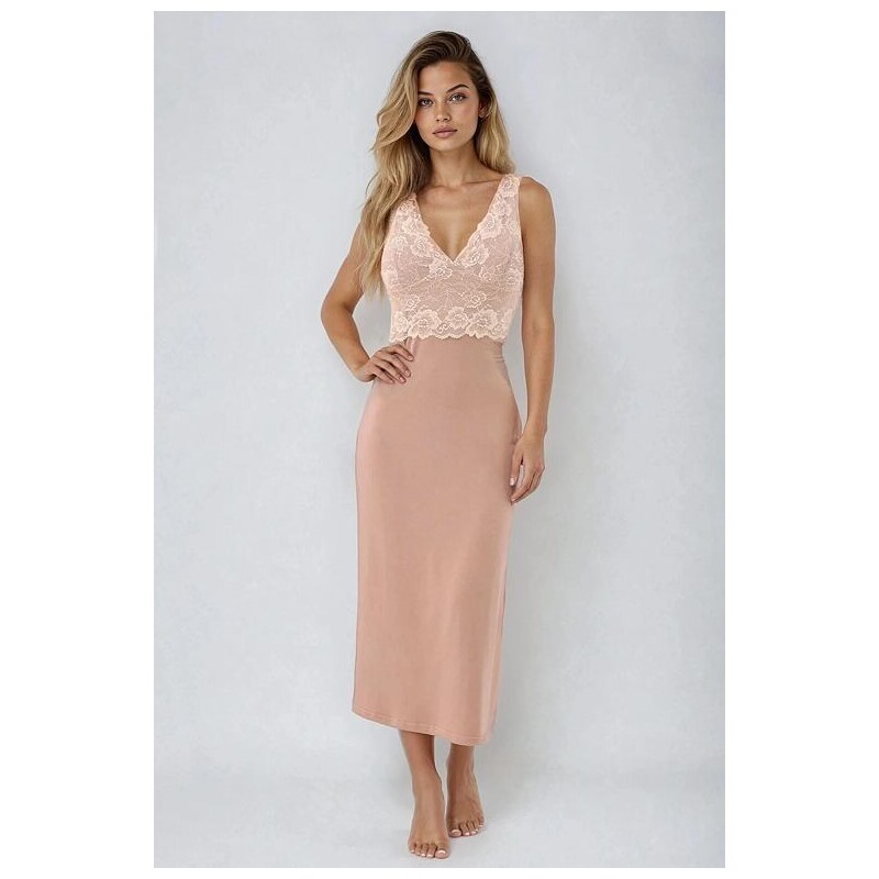 Kalimo Dlhá nočná košieľka Panay svetlohnedá 65295948