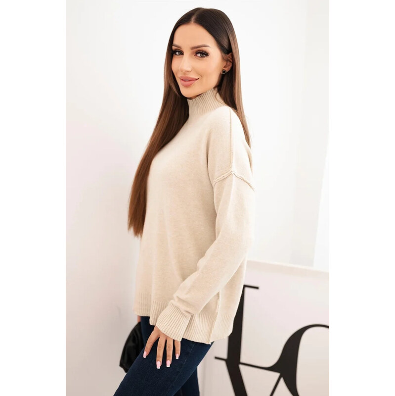 Kesi Dámsky sveter Freestyle 35209 Beige - K-Fashion 66246174