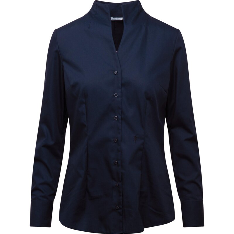 SEIDENSTICKER Blúzka Schwarze Rose tmavomodrá 11983843