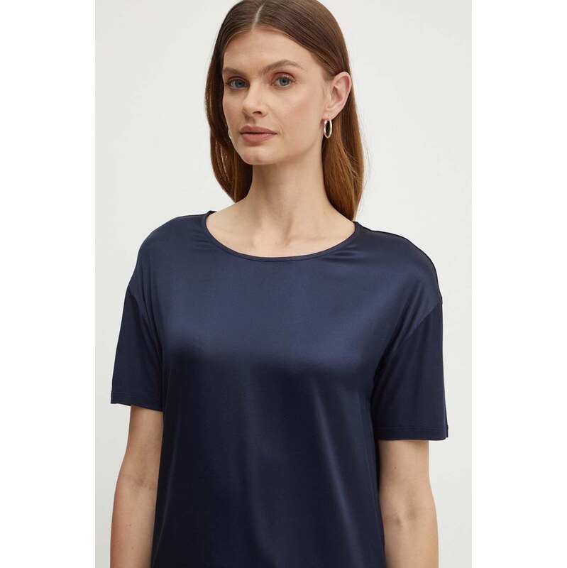 Tričko z hodvábnej zmesi BOSS Esandy 61664365