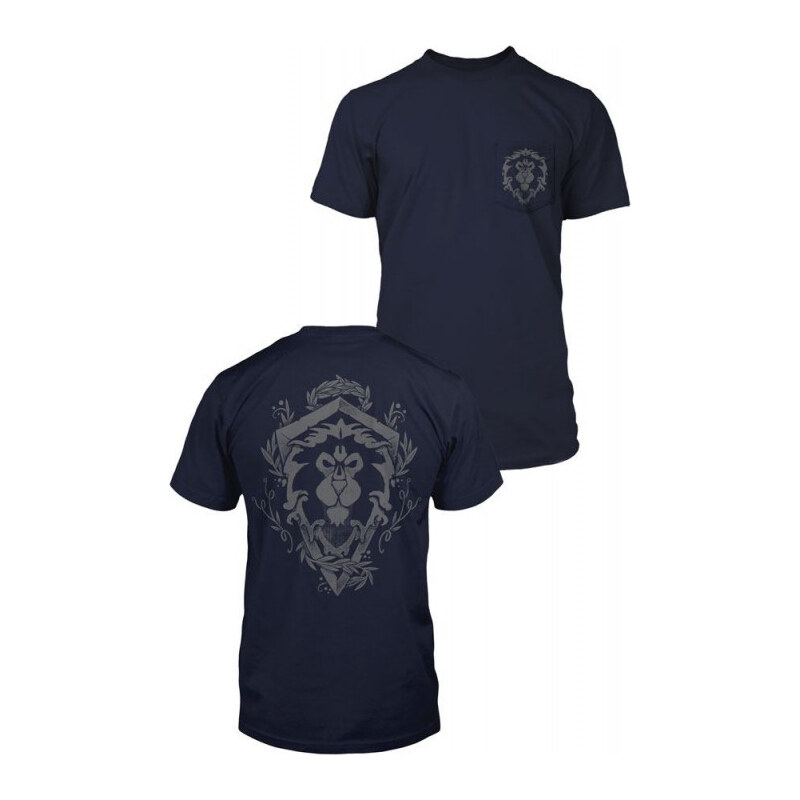 Jinx World of Warcraft Premium Pocket Alliance Lion Crest (tričko) 66246860