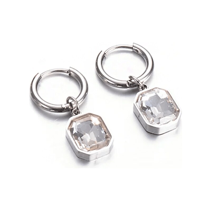 Oceľové náušnice Glare 534 66247076