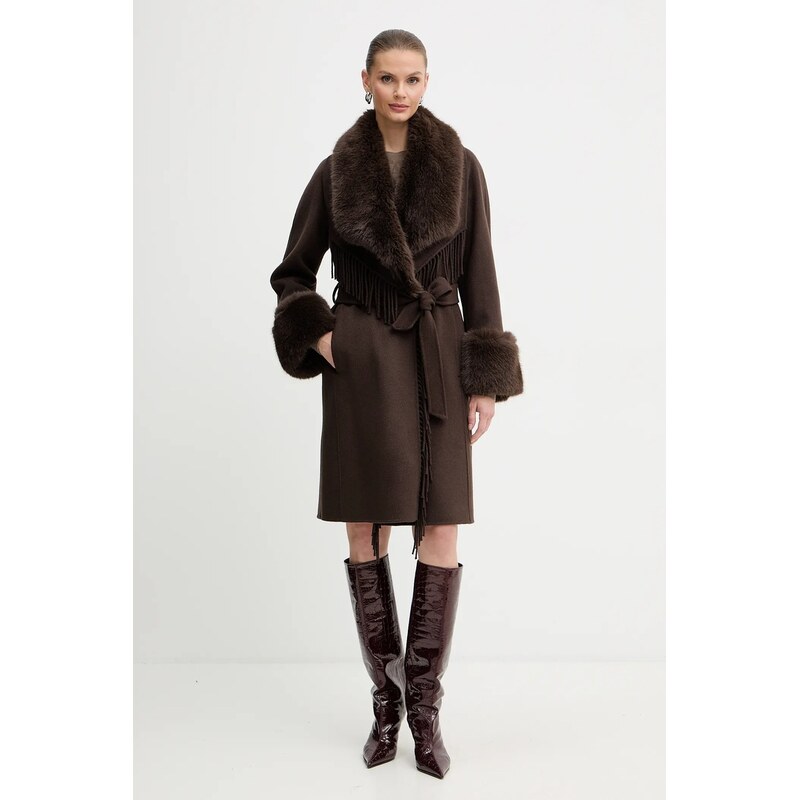 Kabát s prímesou vlny Marciano by Guess LILIANA 66247942