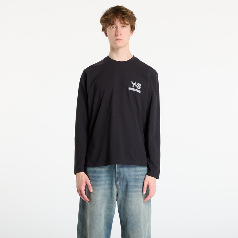 Tričko Y-3 x Neighborhood Logo Long Sleeve Tee UNISEX Black XL 66170175