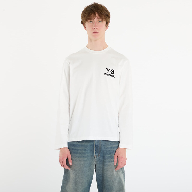 Tričko Y-3 x Neighborhood Logo Long Sleeve Tee UNISEX Core White L 66170189