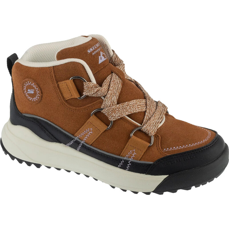 Hnedé dámske zimné členkové topánky Skechers Yana - Collins Landing 66251629