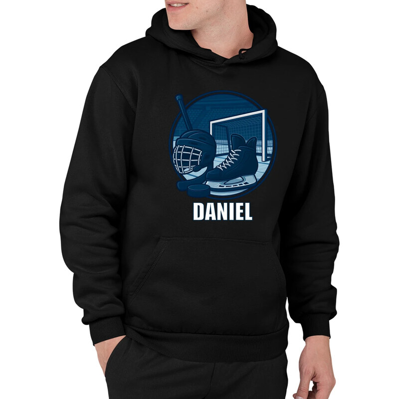 E-shop Garibald Hokej – meno - pánska mikina s potlačou -