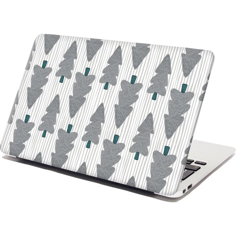 Sablio Samolepka na notebook Sivé stromčeky 65099913