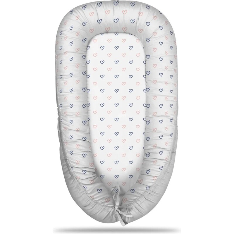 Sablio Hniezdočko pre bábätko Srdiečka na biele 65114074