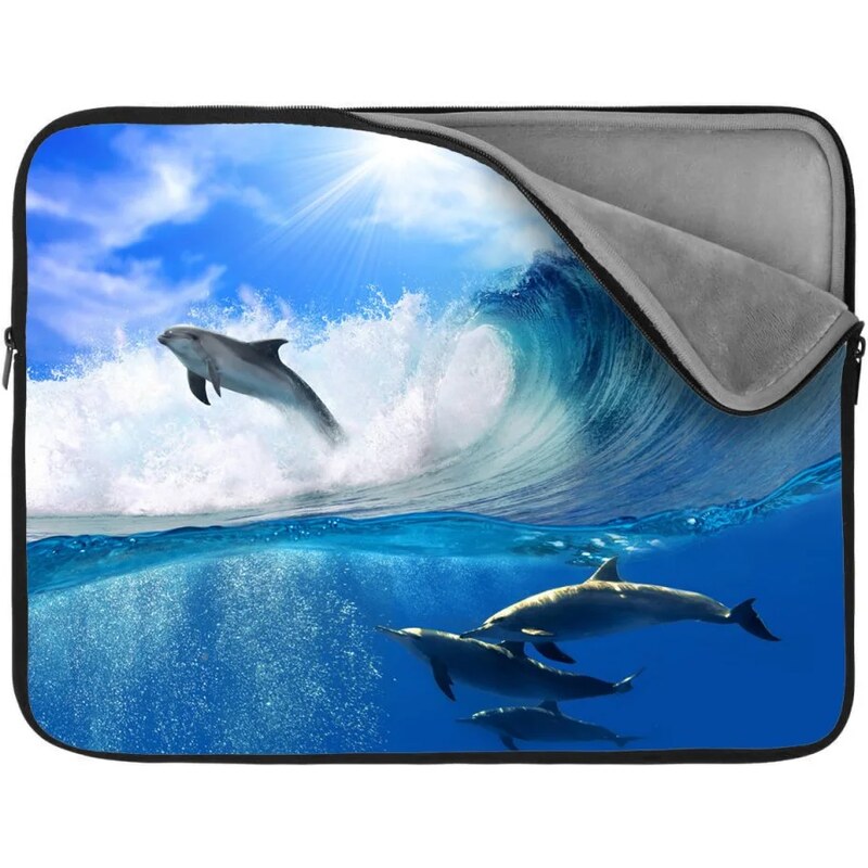 Sablio Obal na notebook Delfíny vo vlnách 65424511