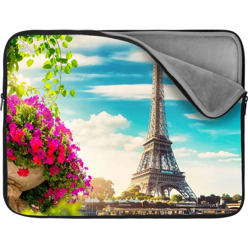 Sablio Obal na notebook Paríž Eifellova veža Mraky 65427078