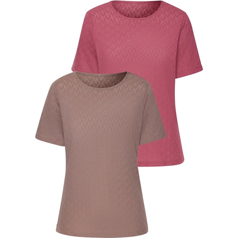 VIVANCE Tričko tmavošedá / farba lesného ovocia 66257279