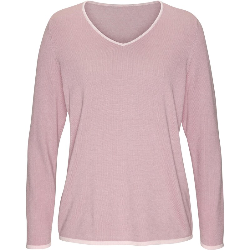 VIVANCE Sveter svetlofialová / ružová 66257274