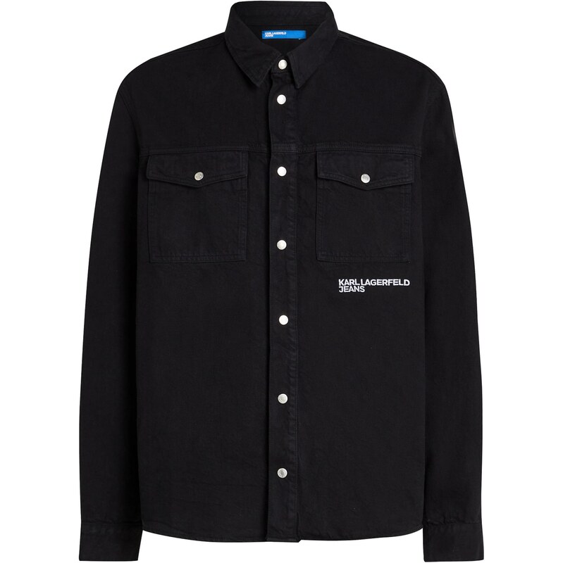 KARL LAGERFELD JEANS Košeľa čierna / biela 66257330