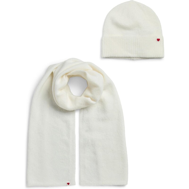 PIECES Čiapky PCRILLU krémová 66257479