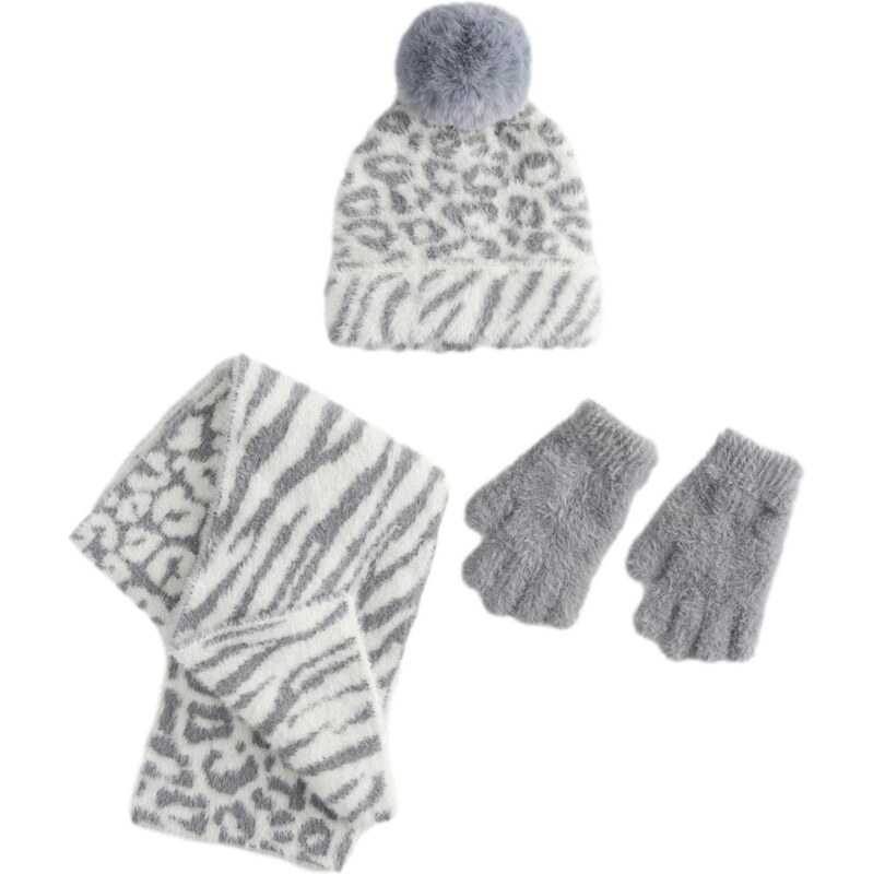 Next Čiapky tmavosivá / biela 66257481