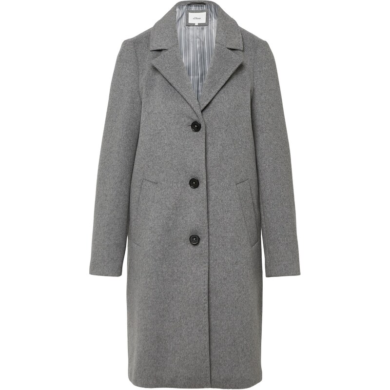 s.Oliver Prechodný kabát sivá melírovaná 66257503