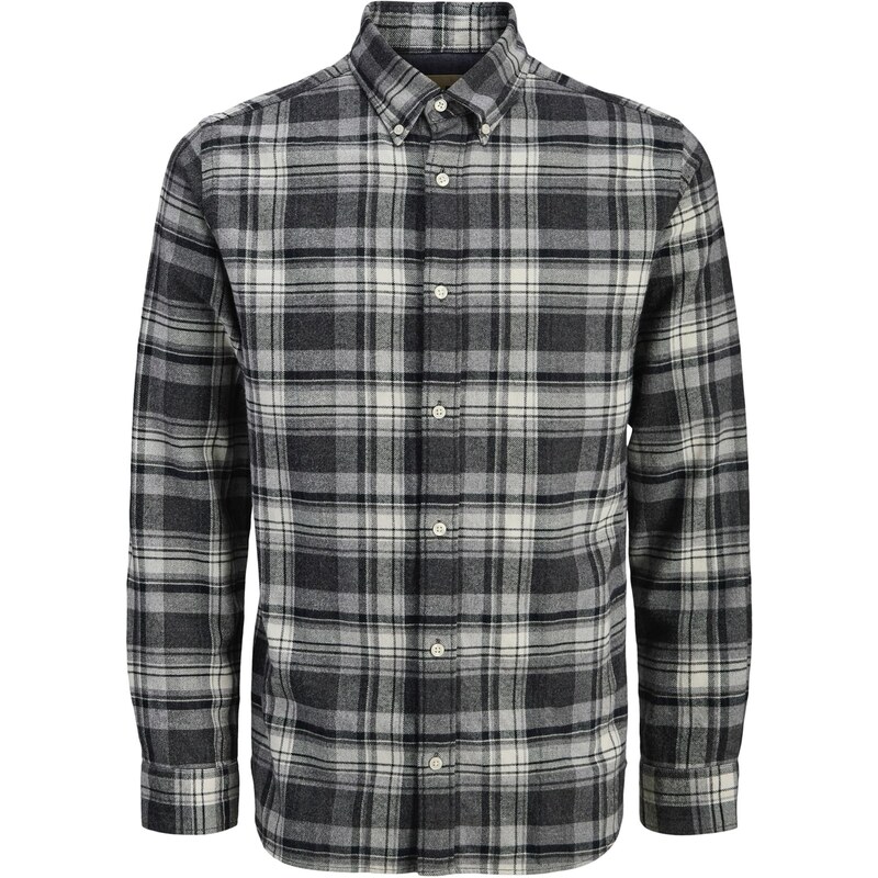 Jack & Jones Premium Košeľa JPRBLUBarkley tmavosivá / čierna / biela 66257578