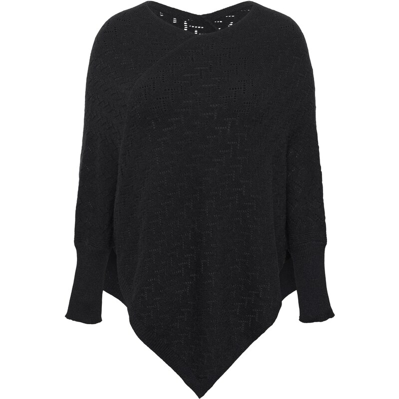 KAFFE CURVE Pelerína Olina čierna 66257584