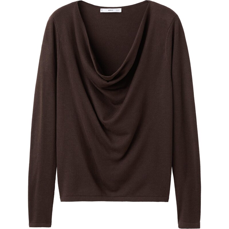 MANGO Sveter hnedá 66257729