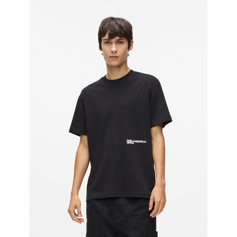 KARL LAGERFELD JEANS Tričko svetlomodrá / čierna / biela 66257801