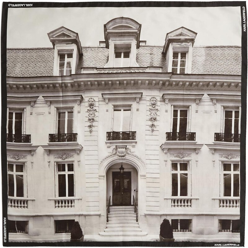 Karl Lagerfeld Šatka krémová / farby bahna 66257807