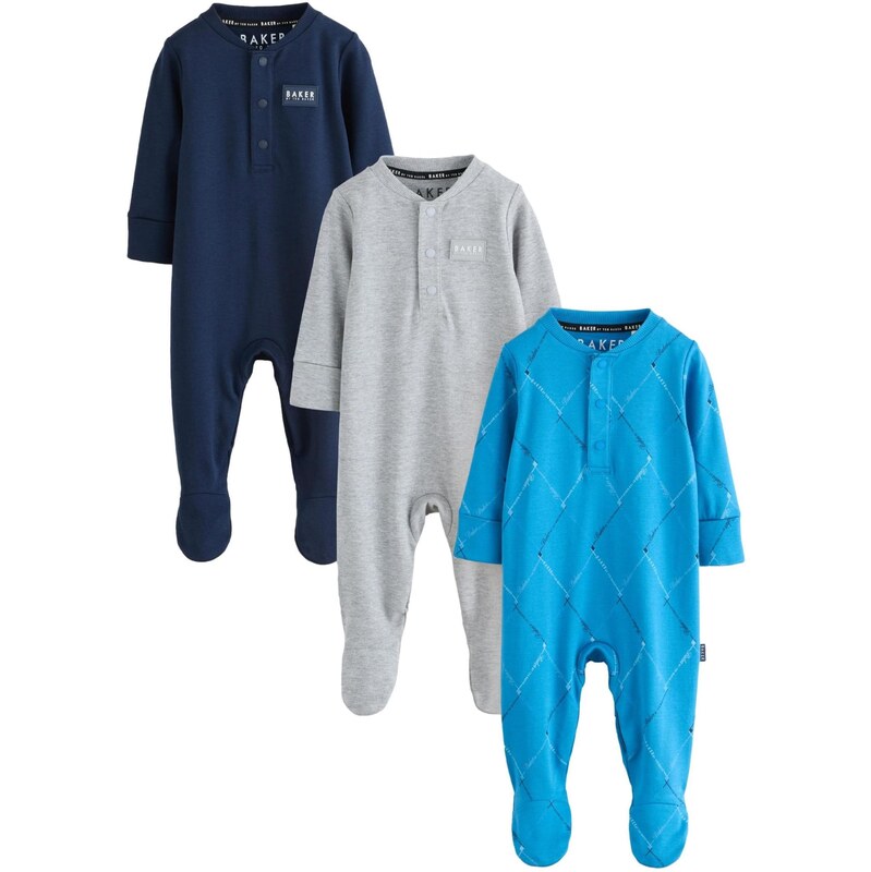 Baker by Ted Baker Pyžamo námornícka modrá / svetlomodrá / sivá 66257855