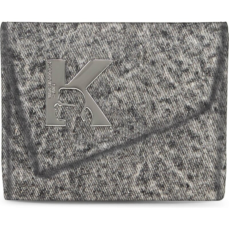 KARL LAGERFELD JEANS Peňaženka sivá / čierna 66257899