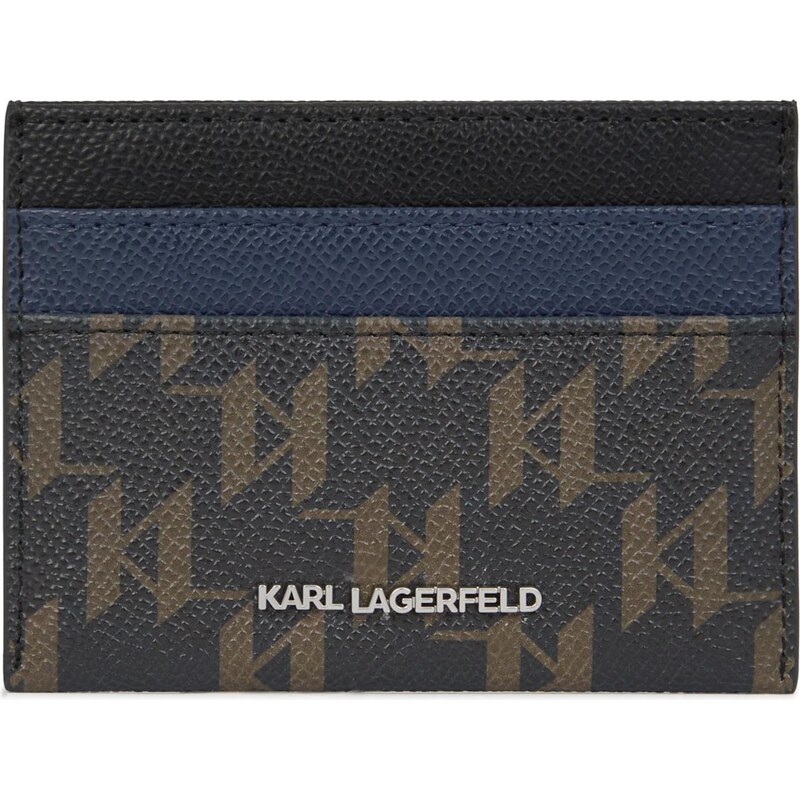 Karl Lagerfeld Puzdro Monogram modrá / hnedá / svetlohnedá / čierna 66257901
