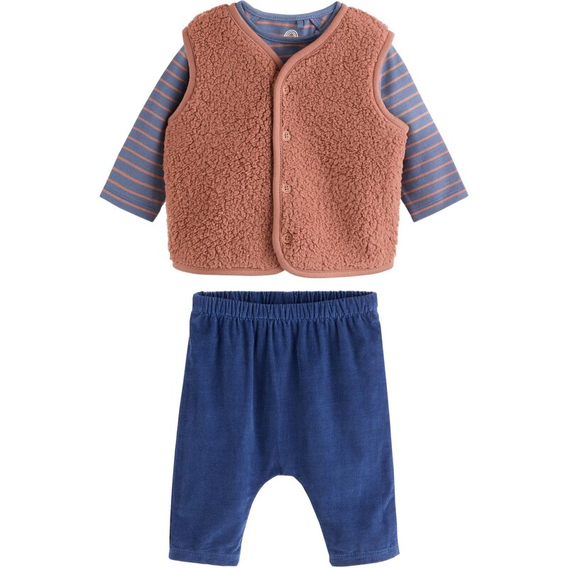 Next Set námornícka modrá / zafírová / gaštanová 66258044