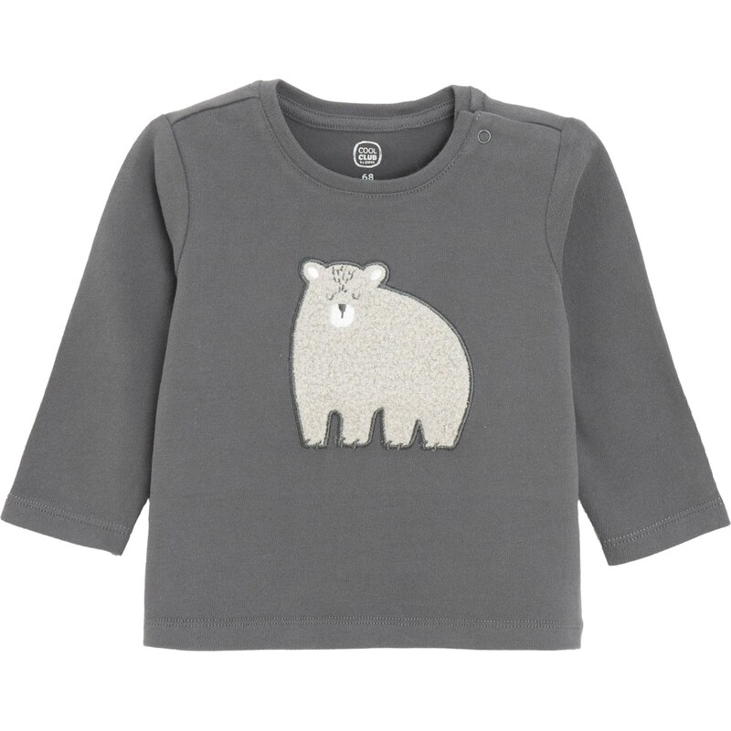 Cool Club Tričko sivá / svetlosivá / biela 66258121