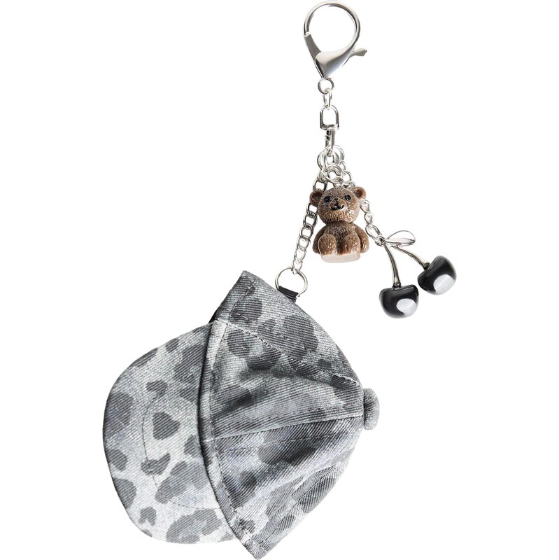 Bershka Prívesky na kľúče hnedá / sivá / čierna / biela 66258126