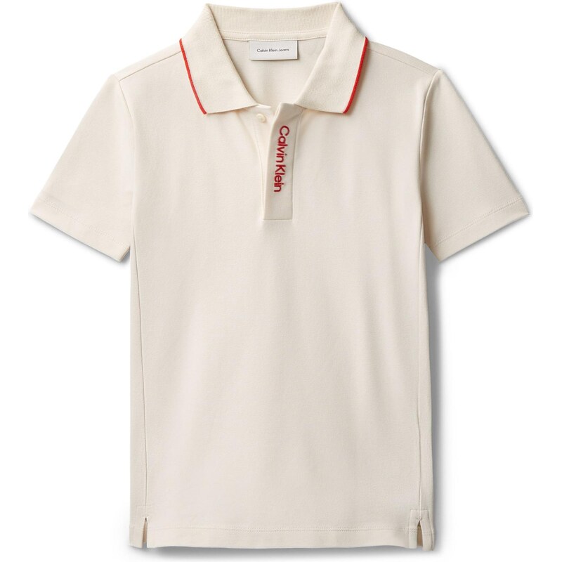 Calvin Klein Jeans Tričko svetlosivá / červená 66258178