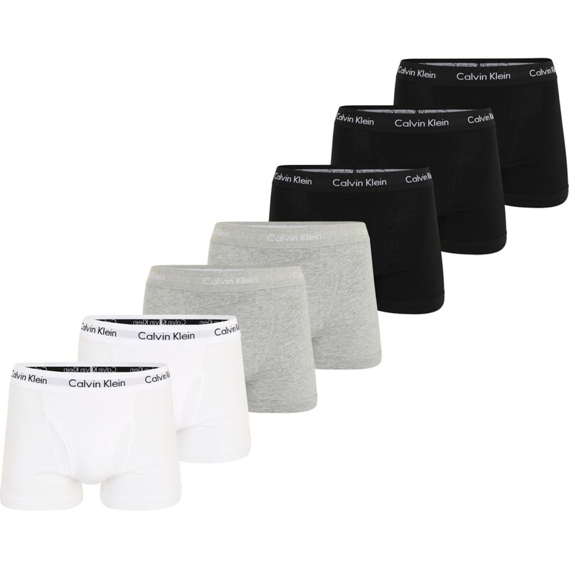 Calvin Klein Underwear Boxerky sivá melírovaná / čierna / biela 66258233