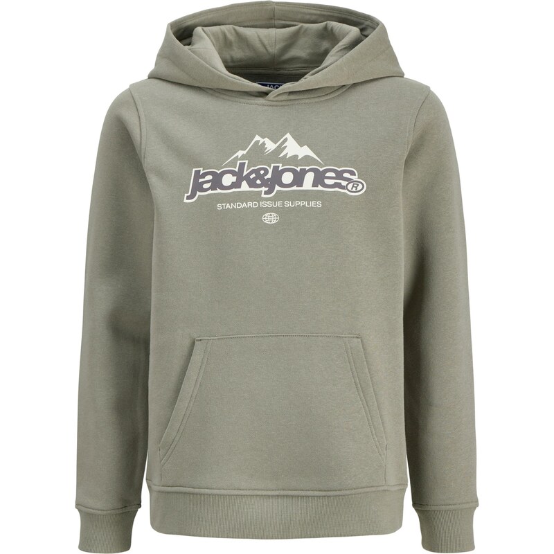 Jack & Jones Junior Mikina JCOFlare sivá / trstinová 66258282