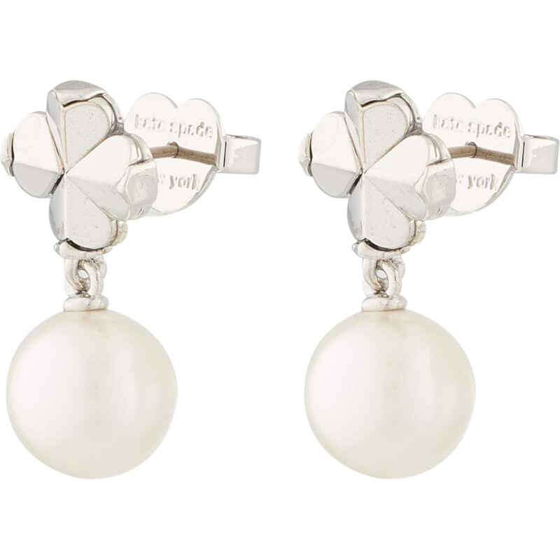 Kate Spade Náušnice strieborná / perlovo biela 66258277