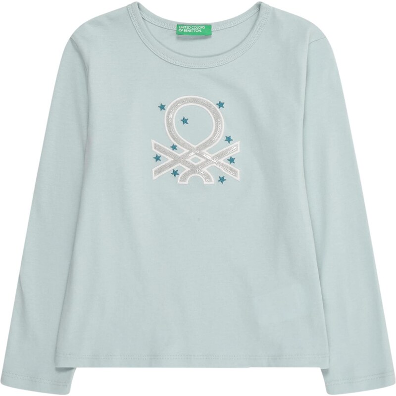UNITED COLORS OF BENETTON Tričko petrolejová / pastelovo zelená 66258288