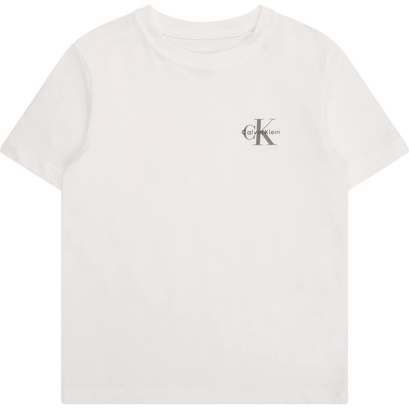 Calvin Klein Jeans Tričko farby bahna / čierna / biela 66258310