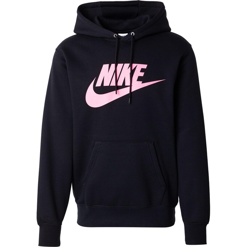 Nike Sportswear Mikina CLUB svetloružová / čierna 66258436