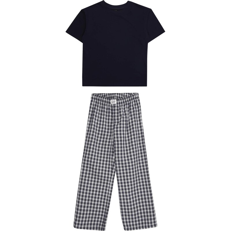 GAP Pyžamo námornícka modrá / sivá / biela 66258432