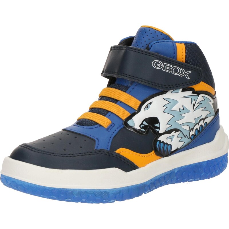 GEOX Tenisky BUZZERLIGHT modrá / námornícka modrá / zlatá žltá / 66258514